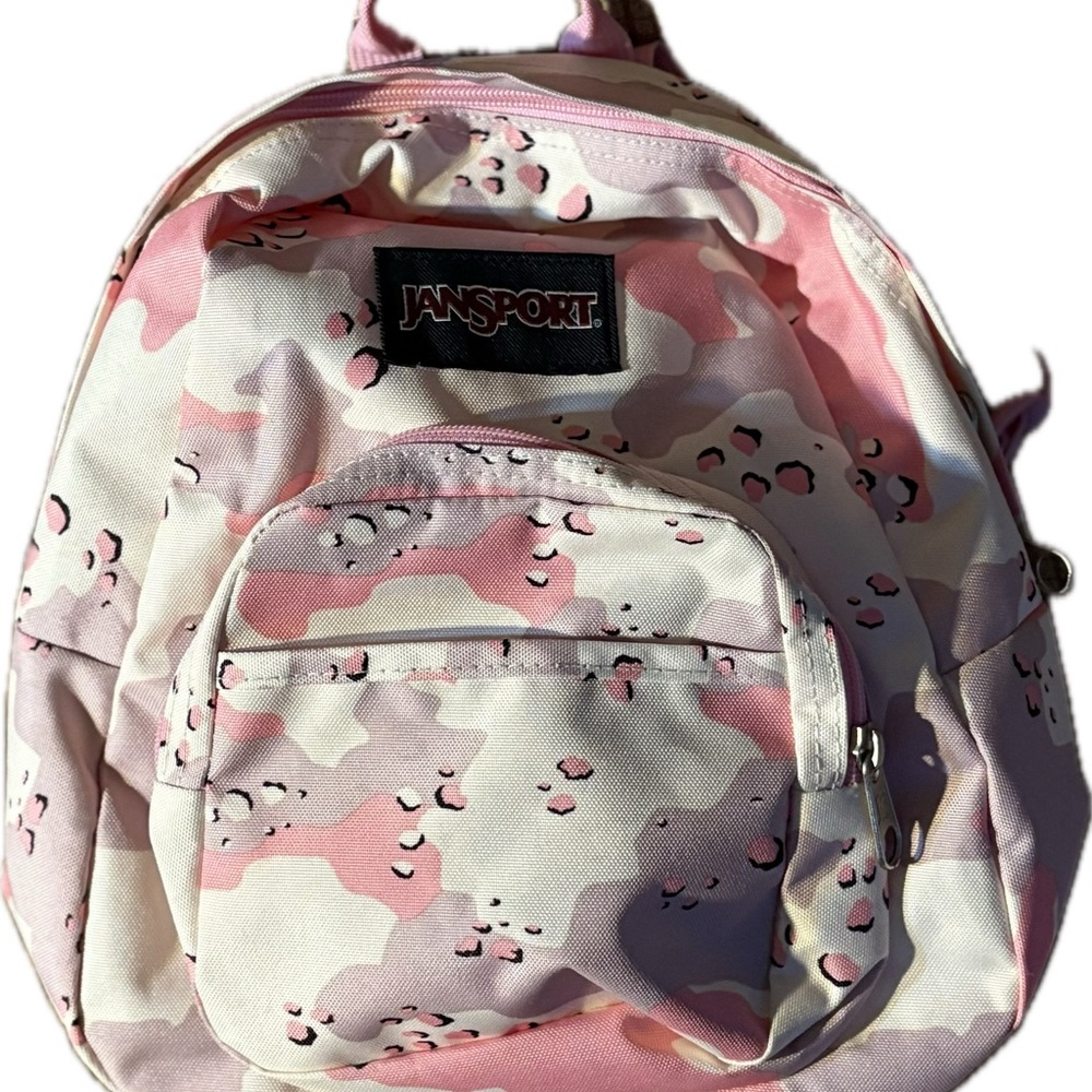Jansport Pink Camo Half Pint Backpack
